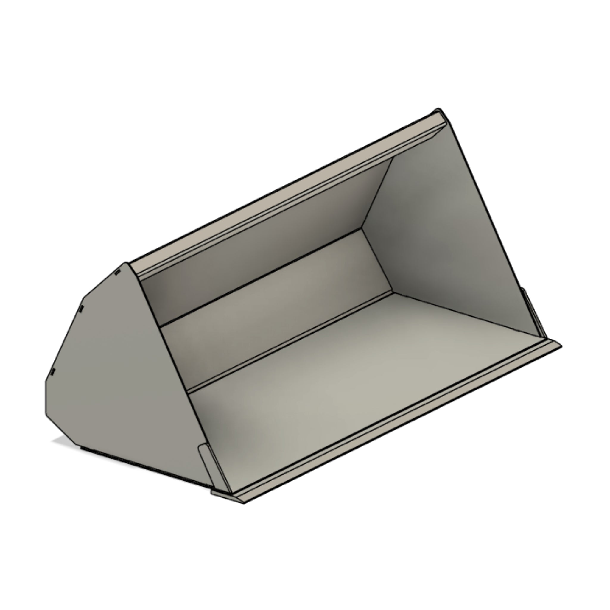 Bauplan Frontladerschaufel Universal 180cm