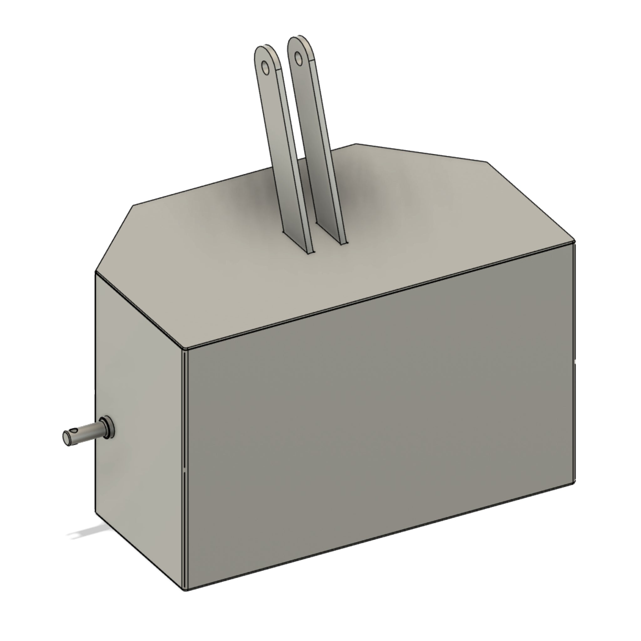 Bauplan Frontgewicht 450kg Kat. 2